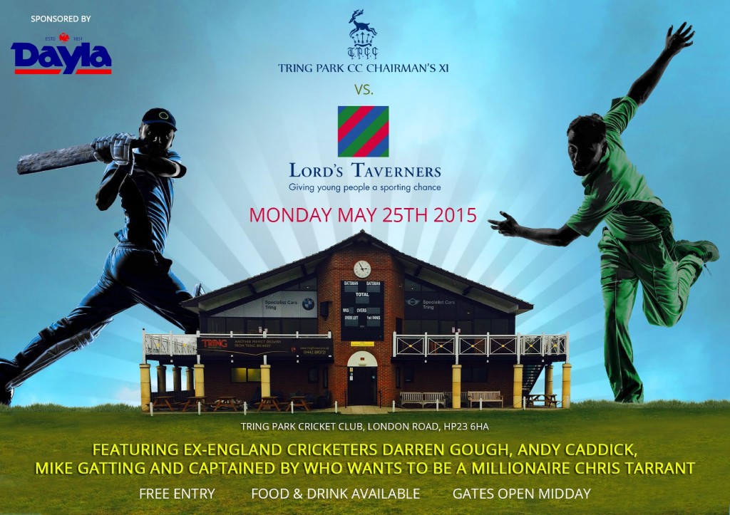 Tring Park Chairman's XI v Lord's Taverners 25th May 2015